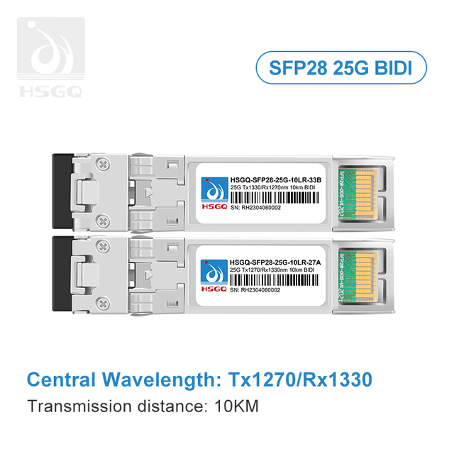 Módulo SFP de 25 g en el interruptor formulario completo
