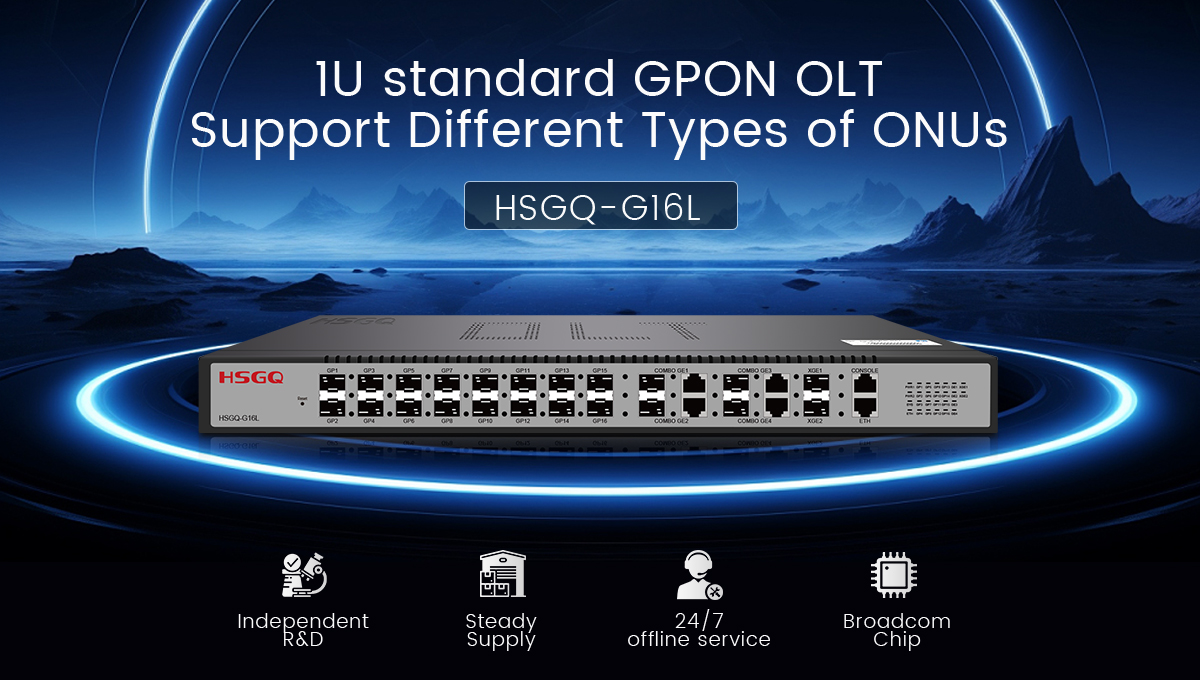 16 puertos gpon olt