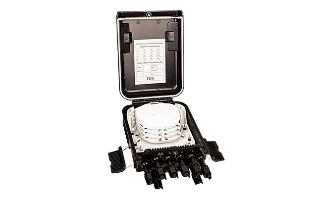 Caja de distribución de fibra de 8 núcleos