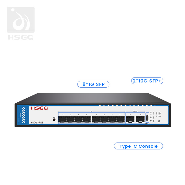 Conmutador óptico administrado L2 con 2*10G SFP+