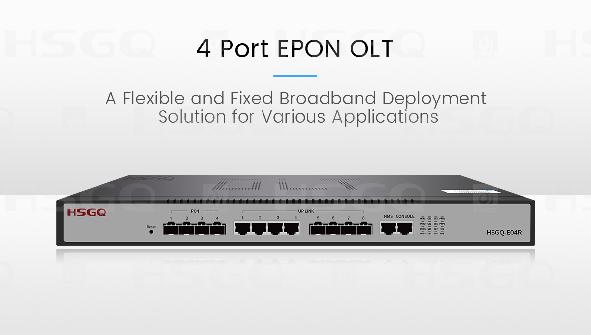 4 puertos EPON OLT -1