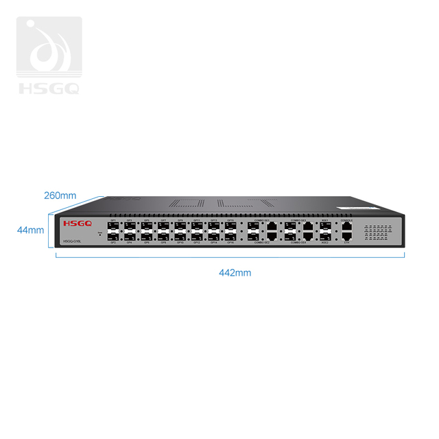 16 puertos Pon GPON OLT personalizado para acceso FTTH