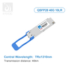 40g compatible con 10GBase-LR SFP+ 1310NM 10 km DOM Duplex