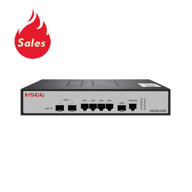 2 puertos Gpon OLT personalizado para acceso FTTH