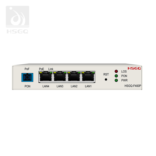 Fibra PoF ONU de 4 puertos para el hogar